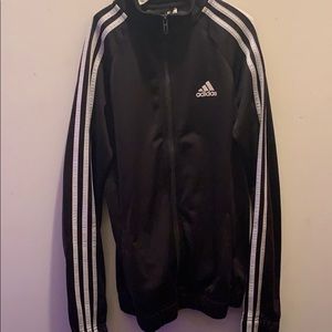 A black Adidas jacket